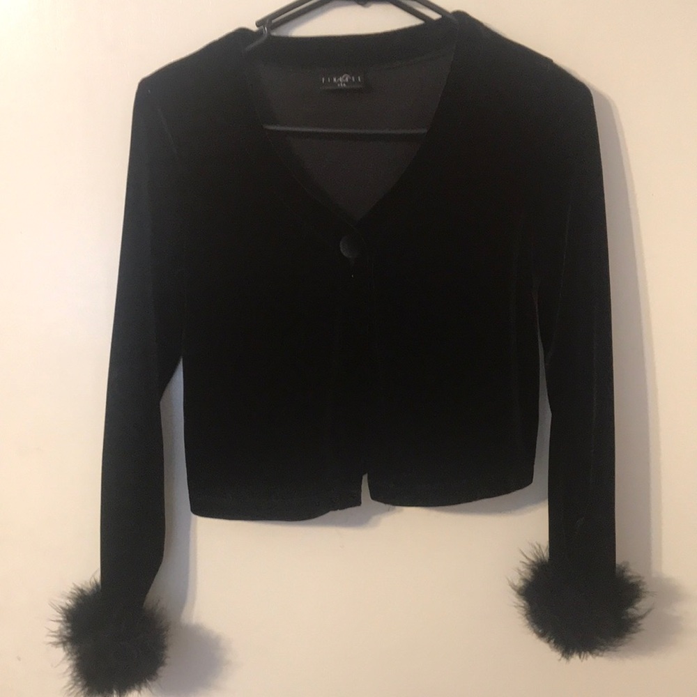 Vintage clueless velvet sweater